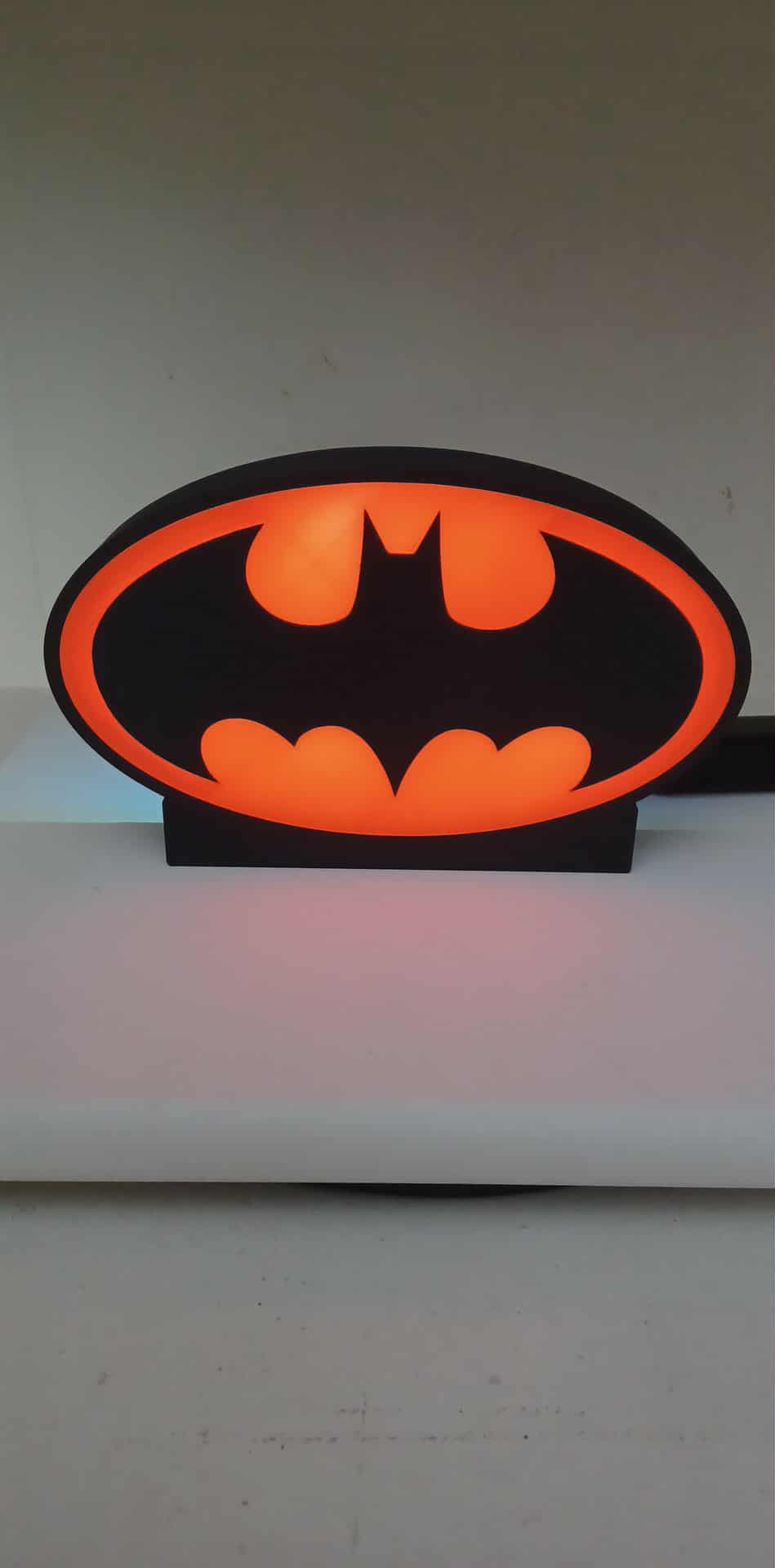 Batman LED light box – custom 3D printed – Lit Layer Creations